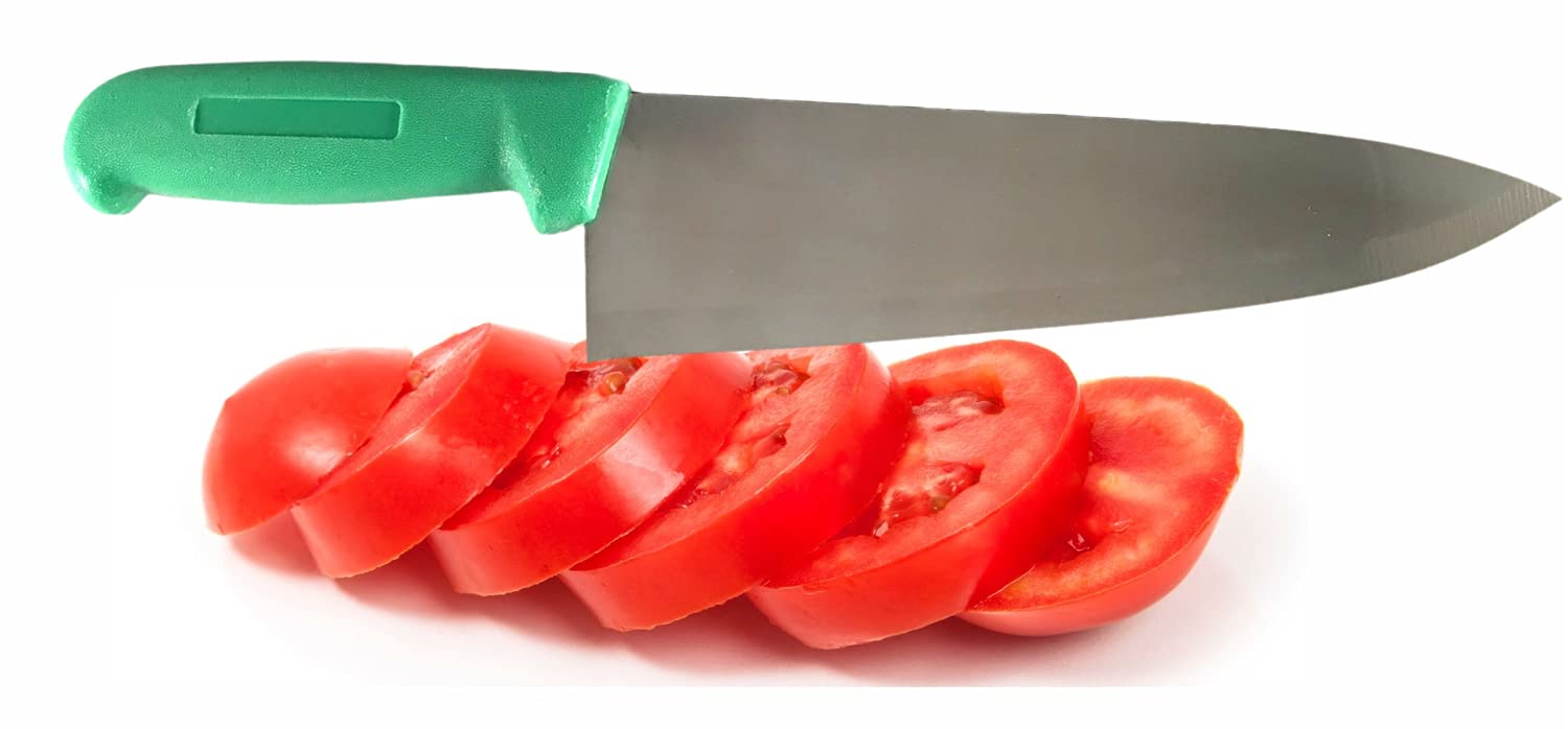 8" Chef Knife Assorted Colors and Packs - Razor Sharp Commercial Kitchen Cutlery - Cook's Knives (Mixed - 1 of Each Color) — Amazon image 4