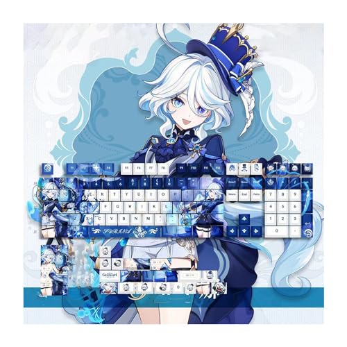 Amazon.co.jp: YHN 原神 周辺 フリーナ キーキャップ PBT染め 昇華 OEM