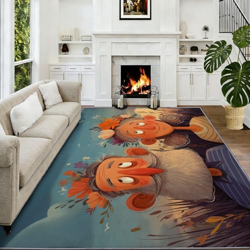 Tapis salon abstrait 140x200cm de qualité supérieure moderne
