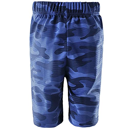 Image of KISBINI Boys Athletic Shorts with Pockets Sport Active Camo Shorts