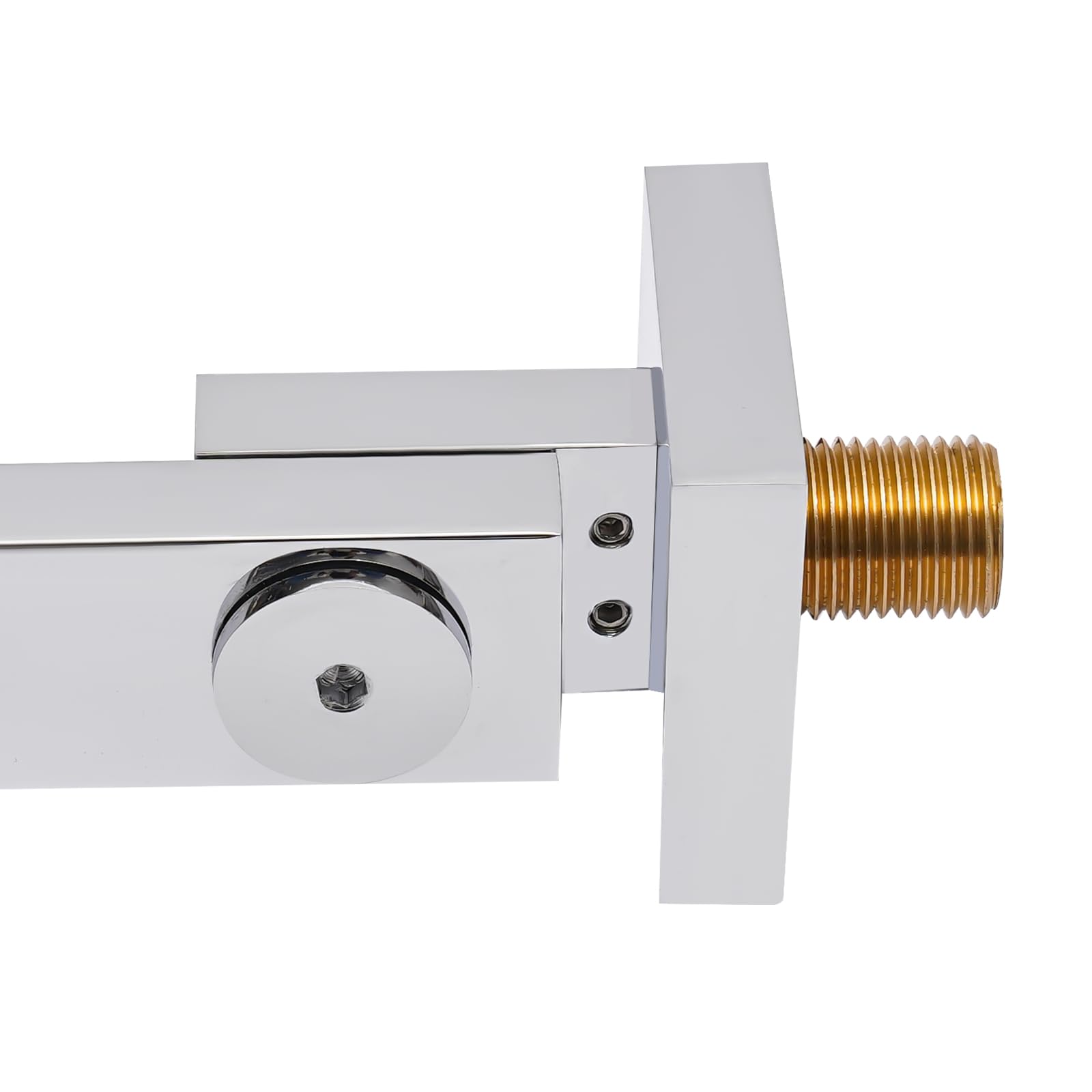 Boccetta per vasca da bagno da 1/2 pollici, cromato, girevole a 180°, con spruzzatore a nido d'ape, antiruggine, per cucina, bagno, lavanderia, ristorante