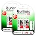 Produktbild Uniross Wiederaufladbare Akku Batterien Hybrio Ministilo AAA / HR03 Ni-MH 1,2 V 900 mAh Akkus - 2 Blister mit 4 Batterien