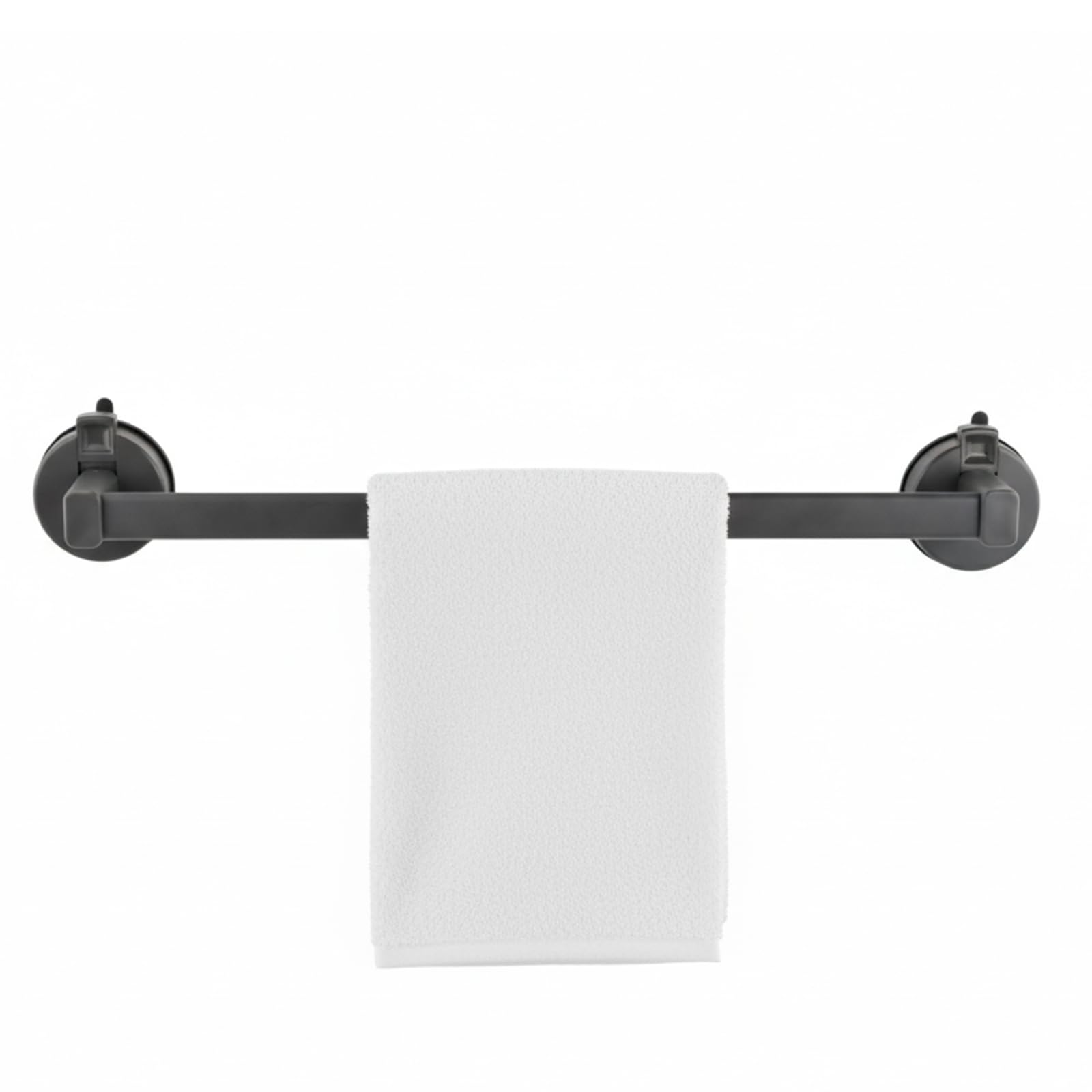 Ziyonix Suction Towel Holder, Suction Cup Bathroom Towel Holder Towel Rail Suction Cup Reusable Bathroom Towel Rail Wall Mounted for Bathroom Kitchen (40 cm)