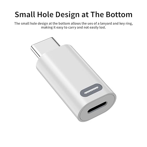 Miniatura 7 de Adaptador Lightning a USB C macho, certificado MFi Paquete de 2 adaptadores USB-C macho a Lightning hembra para iPhone 16 1515 Pro15 Pro Max15 Plus,