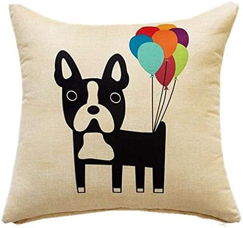 Cotton Linen Square Decrotive Throw Pillow Case Cushion Cover 18"18"