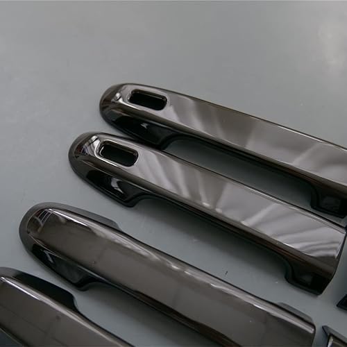 Miniatura 4 de ZiWen Cubierta de manija de puerta con estampado negro brillante deportivo para Subaru Forester Asent BRZ Impreza 2019 2020 2021 2022 2023 2024