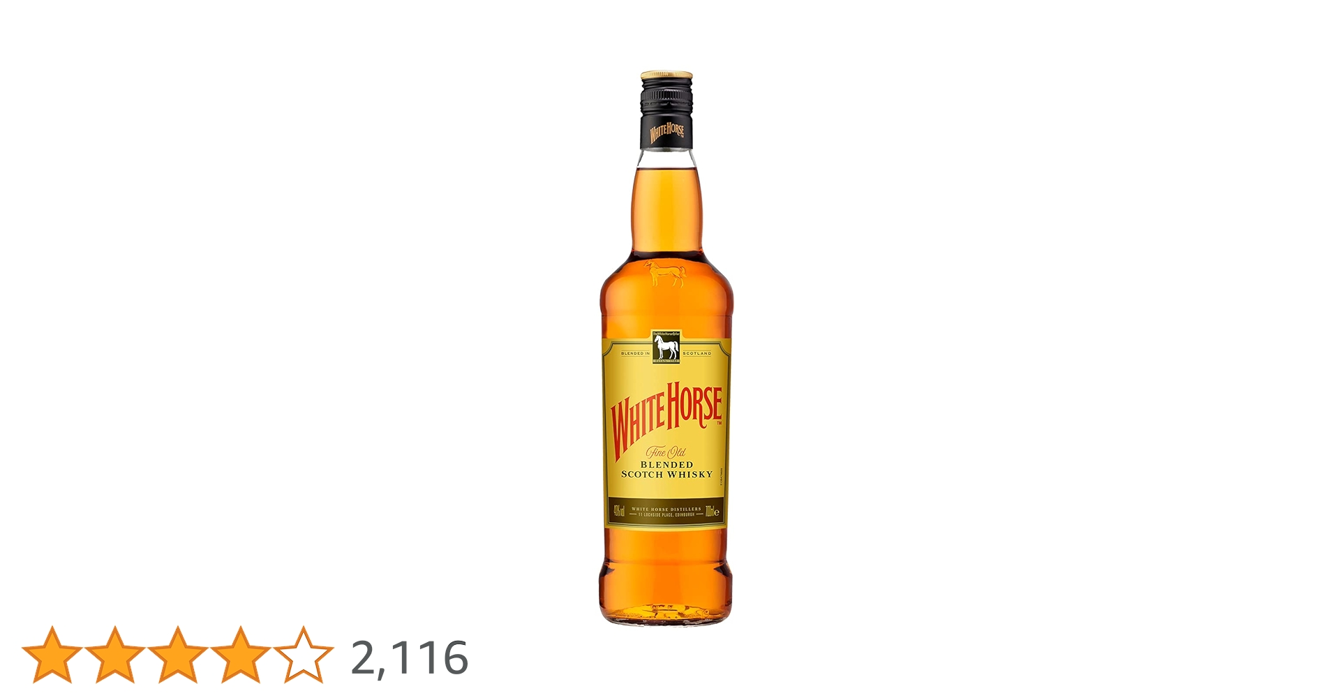 White Horse ホワイトホース　4０年　スタンド付き 値引き可能 White Horse ホワイトホース 40年 スタンド付き 値引き可能