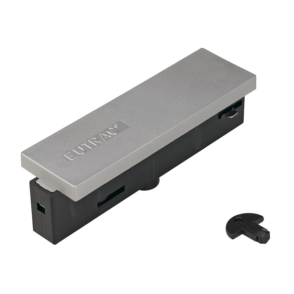 SLV Centre Feed-in for EUTRAC 3-Phase mounting Track/Grey