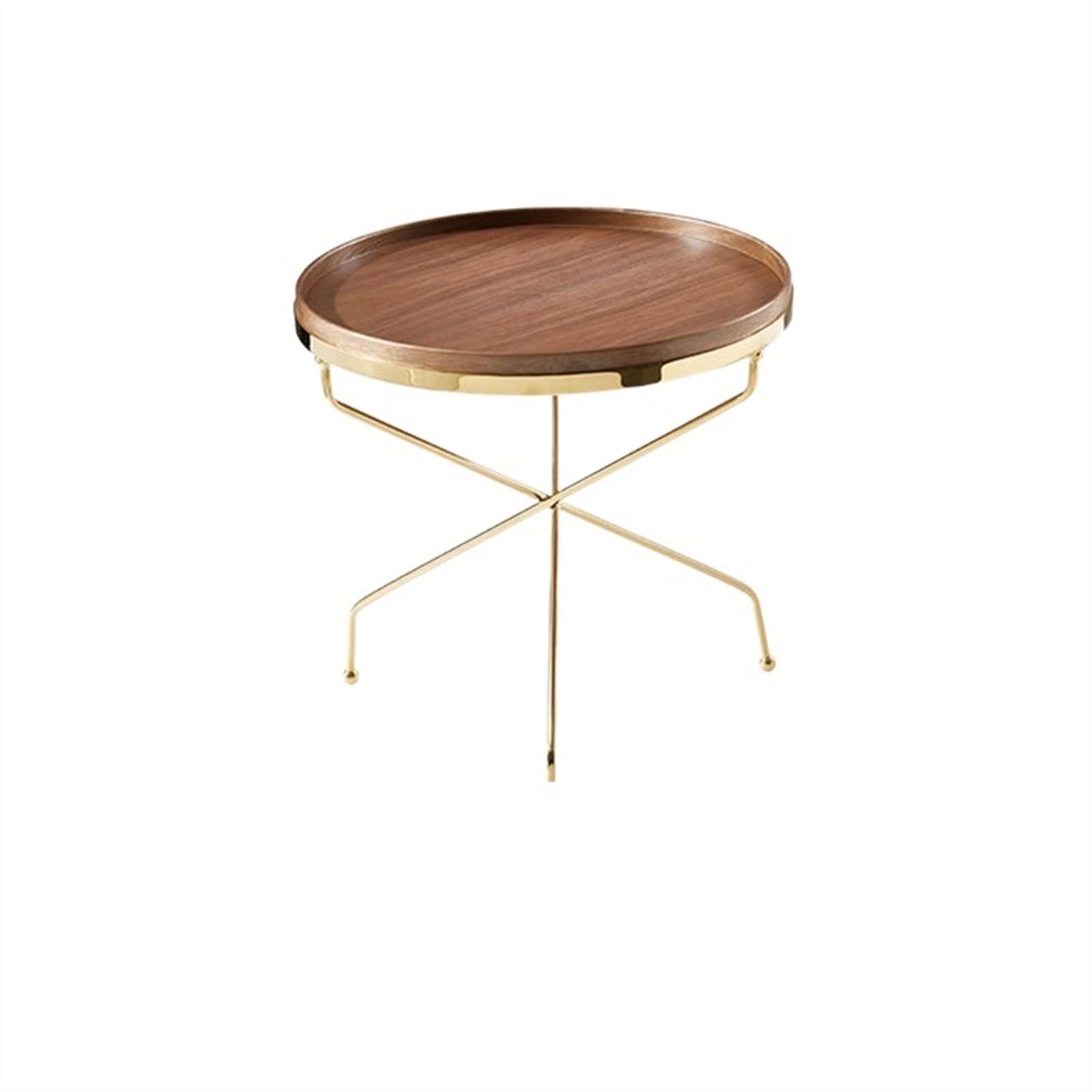Table d'appoint pour canapé moderne et élégante table de balcon ronde TUSUOD