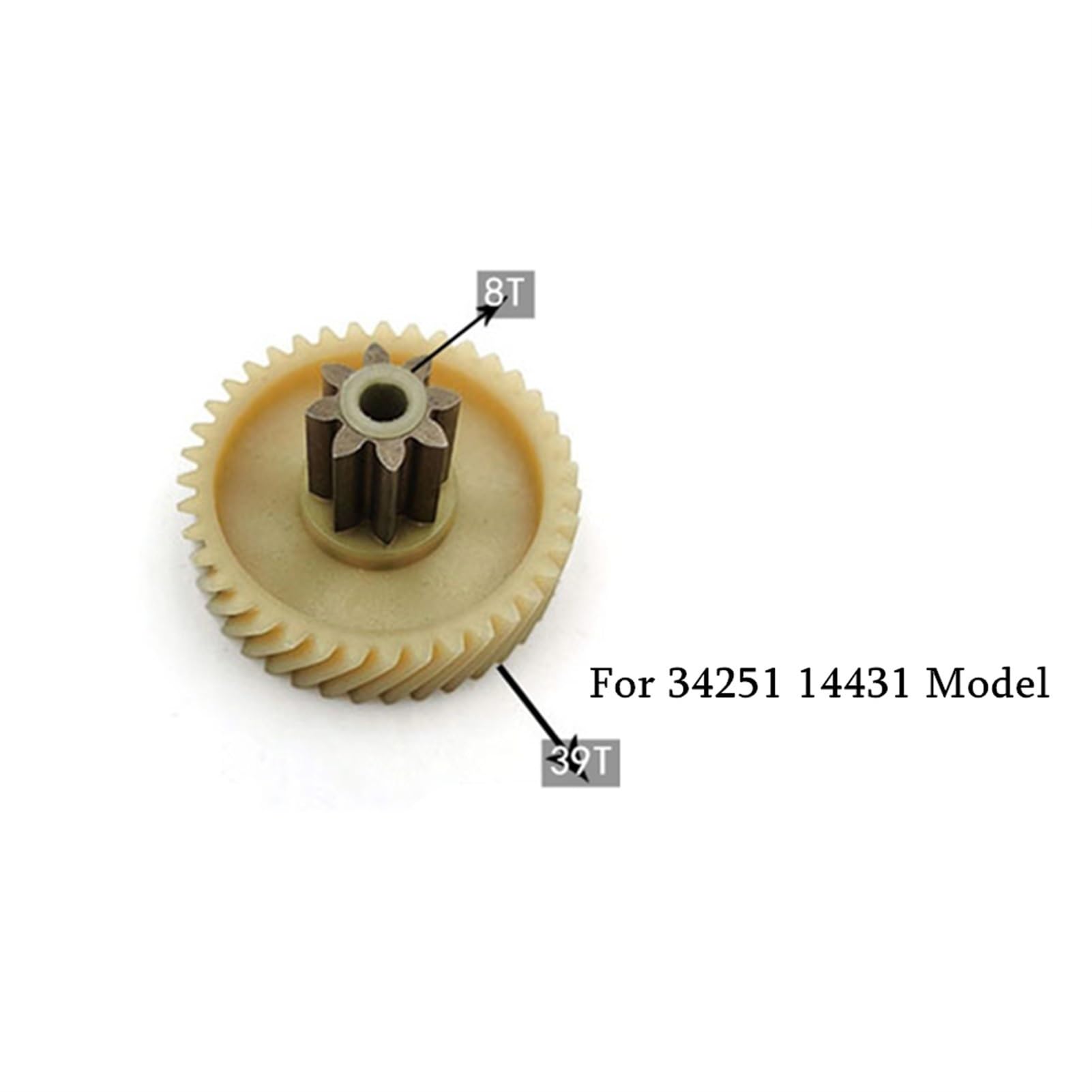 ZHENGGUIFANG ZGF-BR 8T-39T 9T-40T Shredder Gears Accessories for 34251 14431 Shredder Model Repair Parts Spur/Helical Gear (Number of Teeth : 8 39 Teeth)
