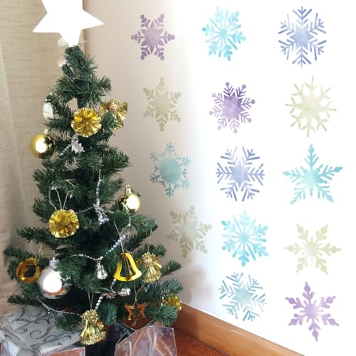 Stickers de Copos de Nieve de Invierno para Pared miniatura 4