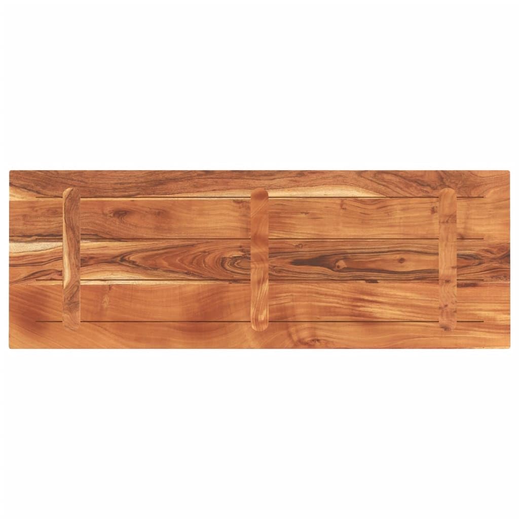 vidaXL Piano Tavolo 140x60x3,8 cm Rettangolare Legno Massello Acacia, Piano per Tavolo Rettangolare, Piano Tavolo in Legno, Piano per Tavolo da Pranzo