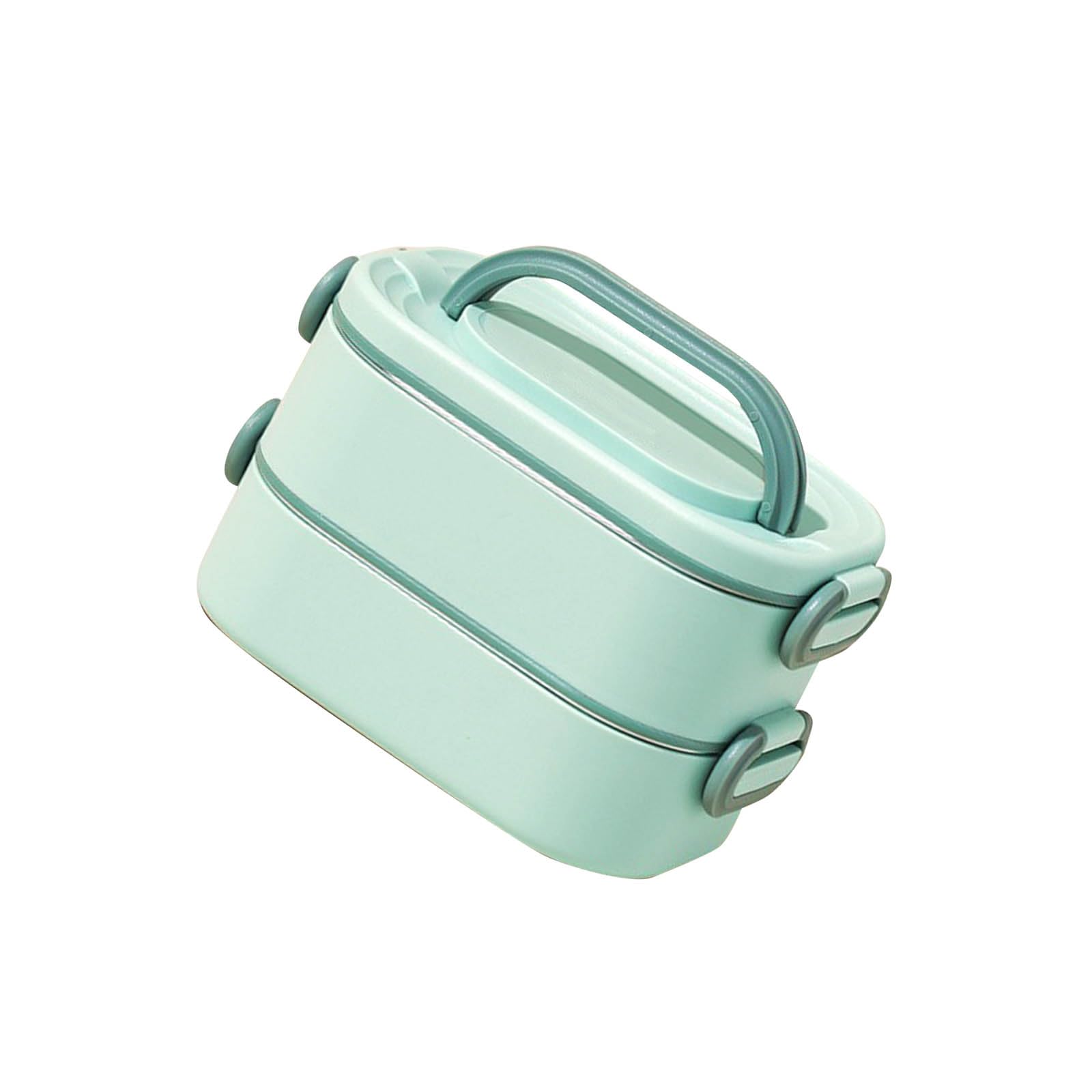 Xjdzineq Stainless Lunch Container with Insulated Layers, Leakproof Lid & Oven-Safe Compartments for Mobile Professionals Insulated Mealbox Transportable Rustless Warm Food Container