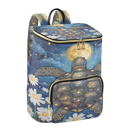 Sac à dos voyage femme matelassé grand volume avec motif fleur