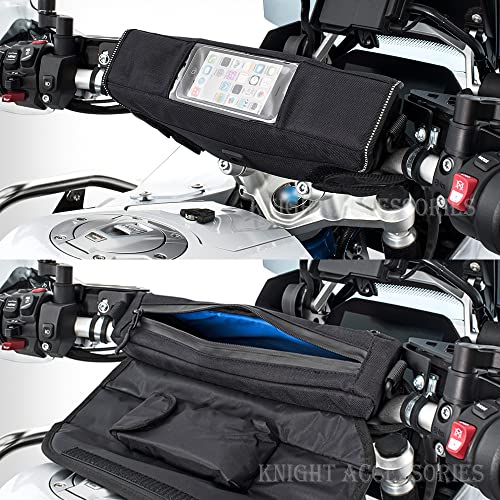 Bolso impermeable para manillar de moto YADISI para Norden 901 y 701 SUPERMOTO/ENDURO, color negro miniatura 7