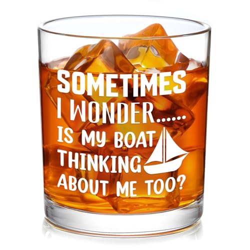 Futtumy Boat Whiskey Glass - Gifts for Men & Boat Lovers