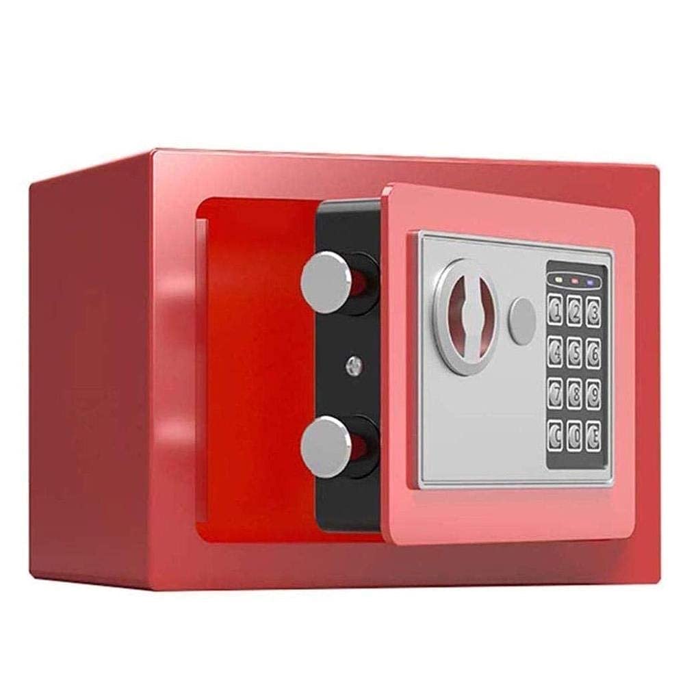 Caja Fuerte, Ignífuga, Impermeable, Caja Fuerte, Caja Fuerte con Cajas Fuertes Digitales para Cajas Fuertes Pequeñas, Caja Fuerte para Llaves/Red