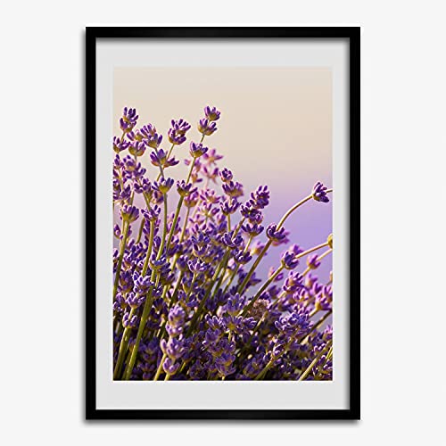 Cadre de peinture moderne Tulup en bois MDF 50x70 cm décoratif lavande
