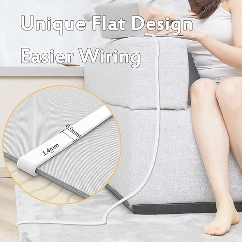 Kabel Ethernet 15m Cat 6 Kabel Sieciowy 15 Metrów Ethernet Cable 50ft Kabel Masowy Rj45 Gigabit Biały Pancerz LAN Cable Wysoka Prędkość 250MHz Kat.6 Kabel do Internetu dla Routera Modemu