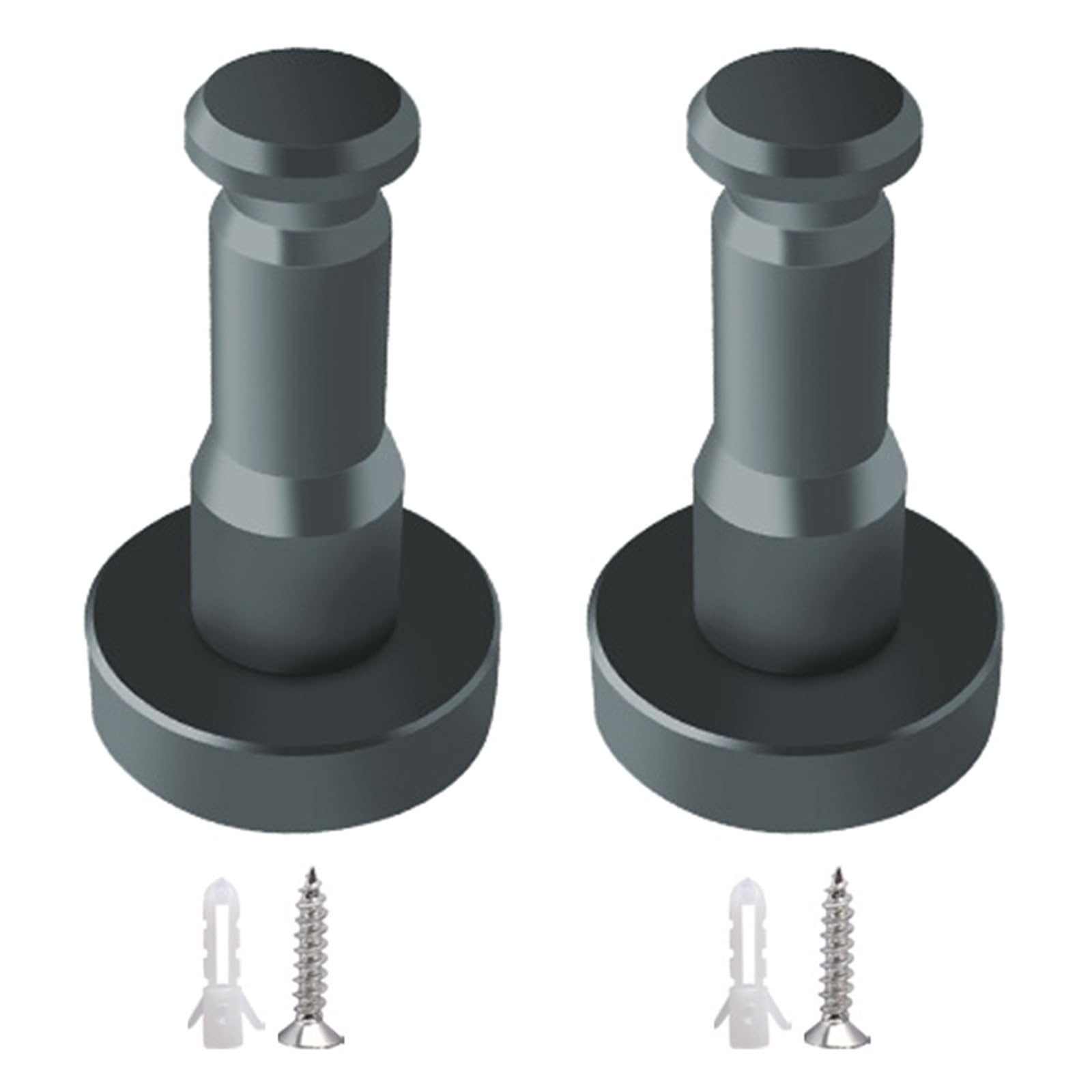 Tertioi Oh! Wall Fastener Bathroom Hardware Aluminum Blend Waterproof Hanger Clothes Storage Modern Deck Antioxidant Clothes Hook