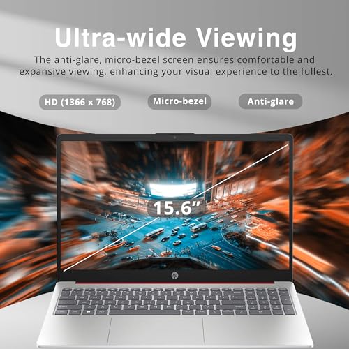 Image of HP 15.6 inch HD Anti-Glare Everyday Laptop, Intel N200 Pentium Processor, 16GB RAM, 128GB PCIe SSD, 1 Year Free Office 365, Intel UHD Graphics, Wi-Fi 6, Windows 11, Scarlet Red, 32GB Hotface USB Card