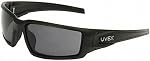 Uvex by Honeywell Hypershock Safety Glasses, Brown Frame with Espresso Lens & HydroShield Anti-Fog Coating (S2961HS)