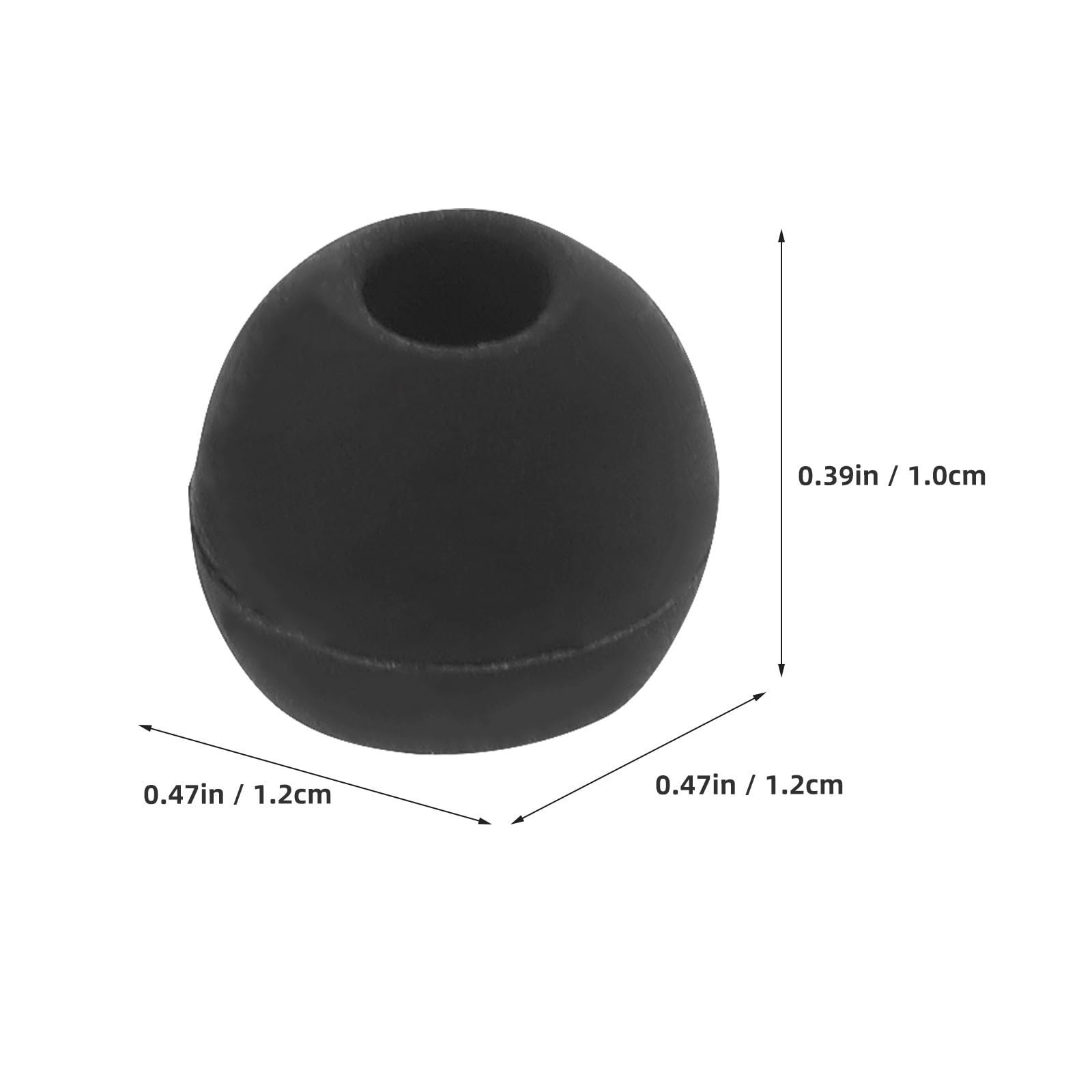 jojofuny 200 pezzi di cuscinetti auricolari di ricambio in silicone - cuscinetti auricolari morbidi per cuffie palestra ufficio sonno quotidiano viaggio