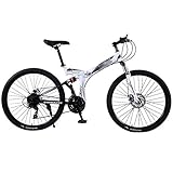 Uso portátil: fácil de plegar, fácil de almacenar. La bicicleta se pliega cuidadosamente en unos 15 segundos para que pueda guardarla en el maletero de su automóvil, llevarla a la oficina o guardarla en un armario.