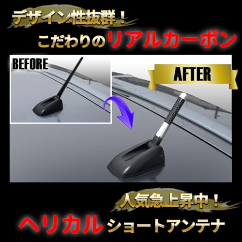 Amazon | アクア ショートアンテナ 車 アンテナ アクセサリー パーツ 