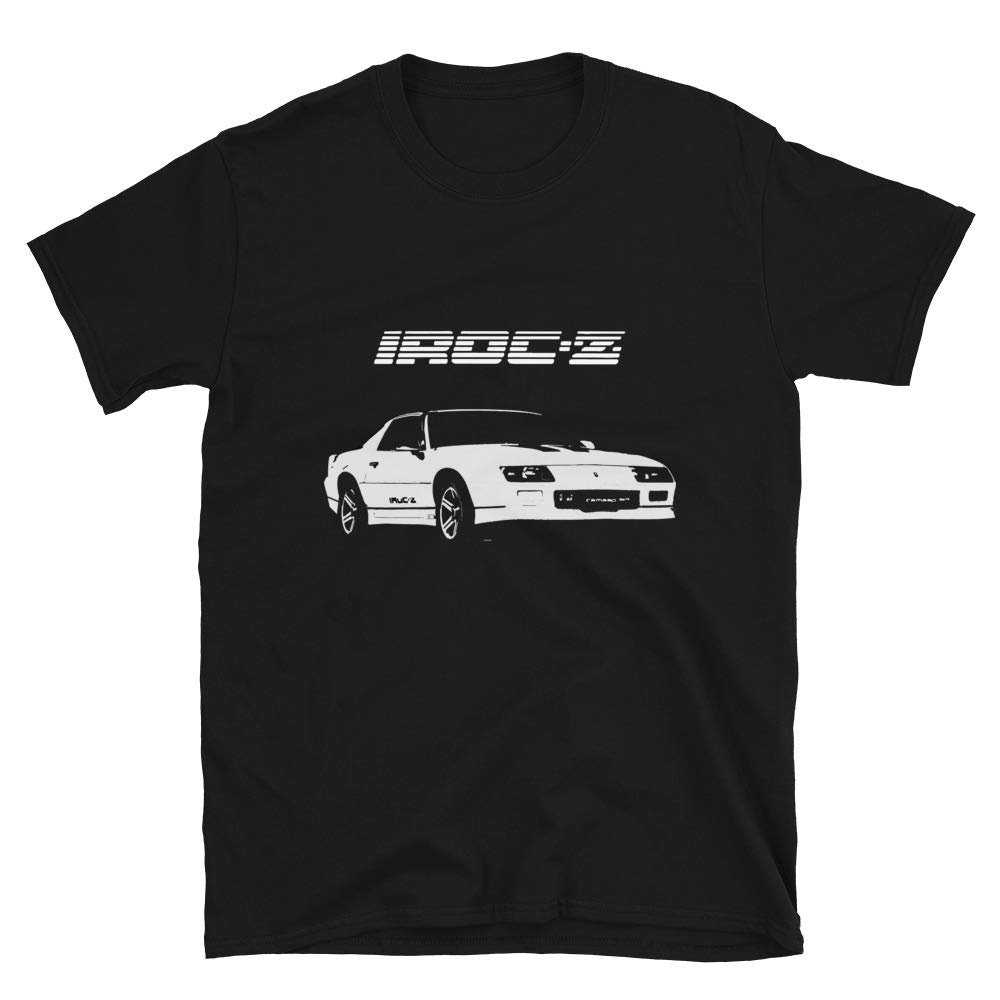 JG Infinite Retro 1980's White Camaro IROC-Z Short-Sleeve Unisex T-Shirt
