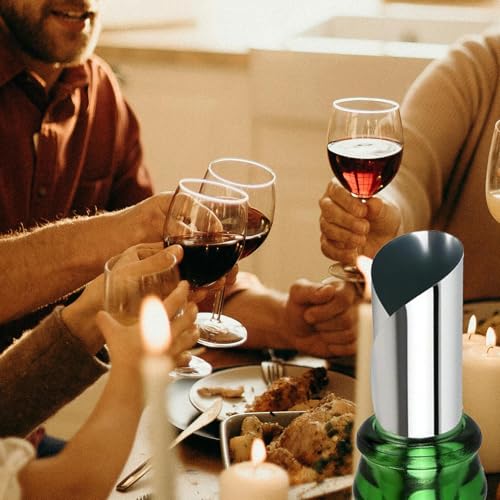 ANDSHUAI 20 Piezas Vertedor de Vino,Discos Reutilizables,Boquillas Antigoteo Accesorios, Vertidor De Vino Sin Goteo,Vertedor Vino Antigoteo,para Botellas Stop Gote Vino,para Restaurantes,Bares - imagen 6