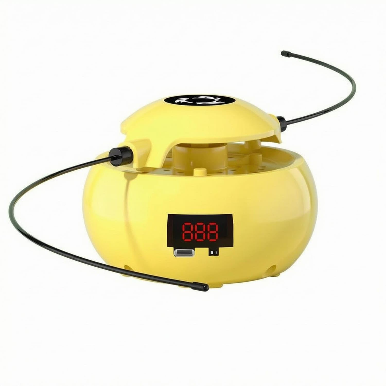 Compact Smart Skipping Machine Glossy Smart Jump Rope Machine, Yellow-picture-13