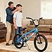 KORIMEFA Freestyle BMX Bike 18 inch Kids Boys Trick Bicycle for 7-12 Years Old, Pro Pegs/Guro Could Choose, Hi-Ten Steel Frame, Beginner-Level to Advanced Riders