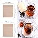 400 Pack Disposable Drawstring Tea Filter Bags Safe & Natural Unbleached Paper Tea Infuser Drawstring Empty Bag for Loose Leaf Tea (7 x 9, Natual Color)