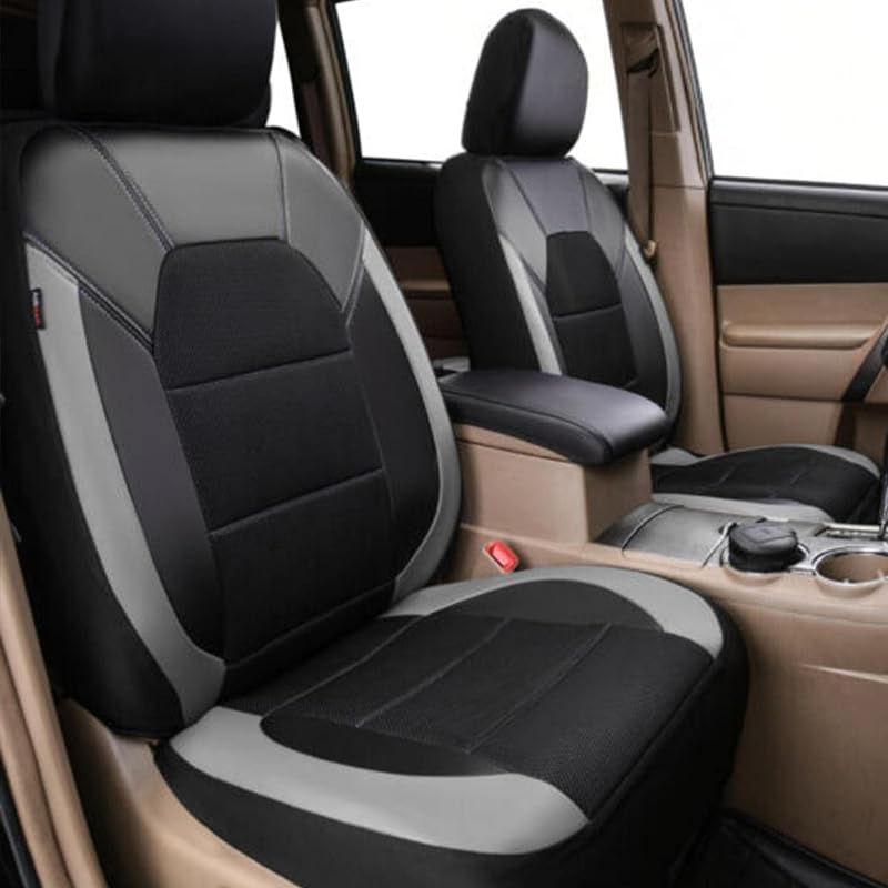 Auto SitzbezüGe Für Hyundai Bayon 2021-2026, Leder Luxus Voll Vorderseite Und RüCkseite SchonbezüGe, Auto-ZubehöR Schonbezug AutositzbezüGe