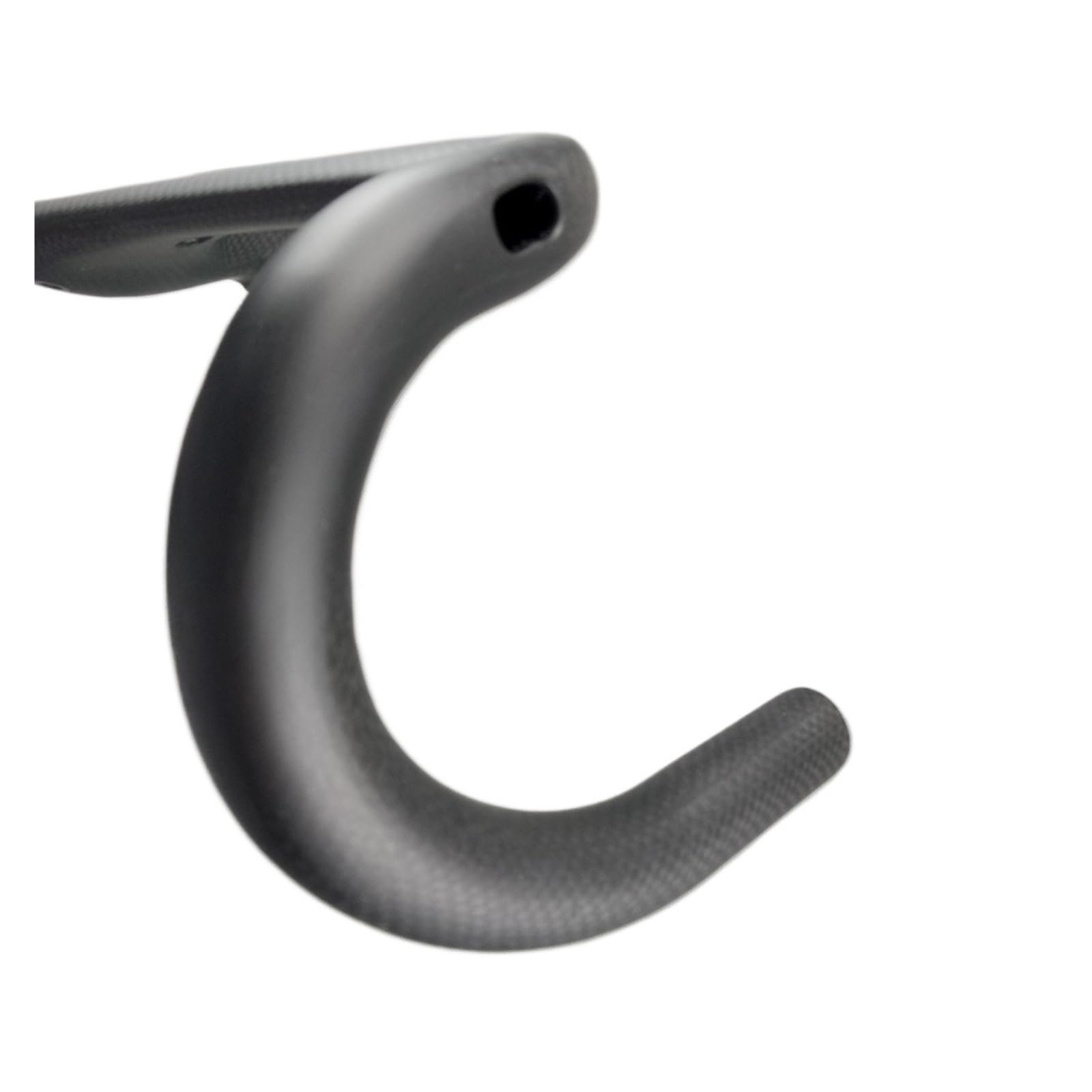 Guidon de vélo de Route en Carbone Guidon de vélo de Route en Carbone 28,6 mm 3k Mat 400/420/440 Guidon intégré avec Potence Guidon de vélo Noir Mat(Black 110x440mm)