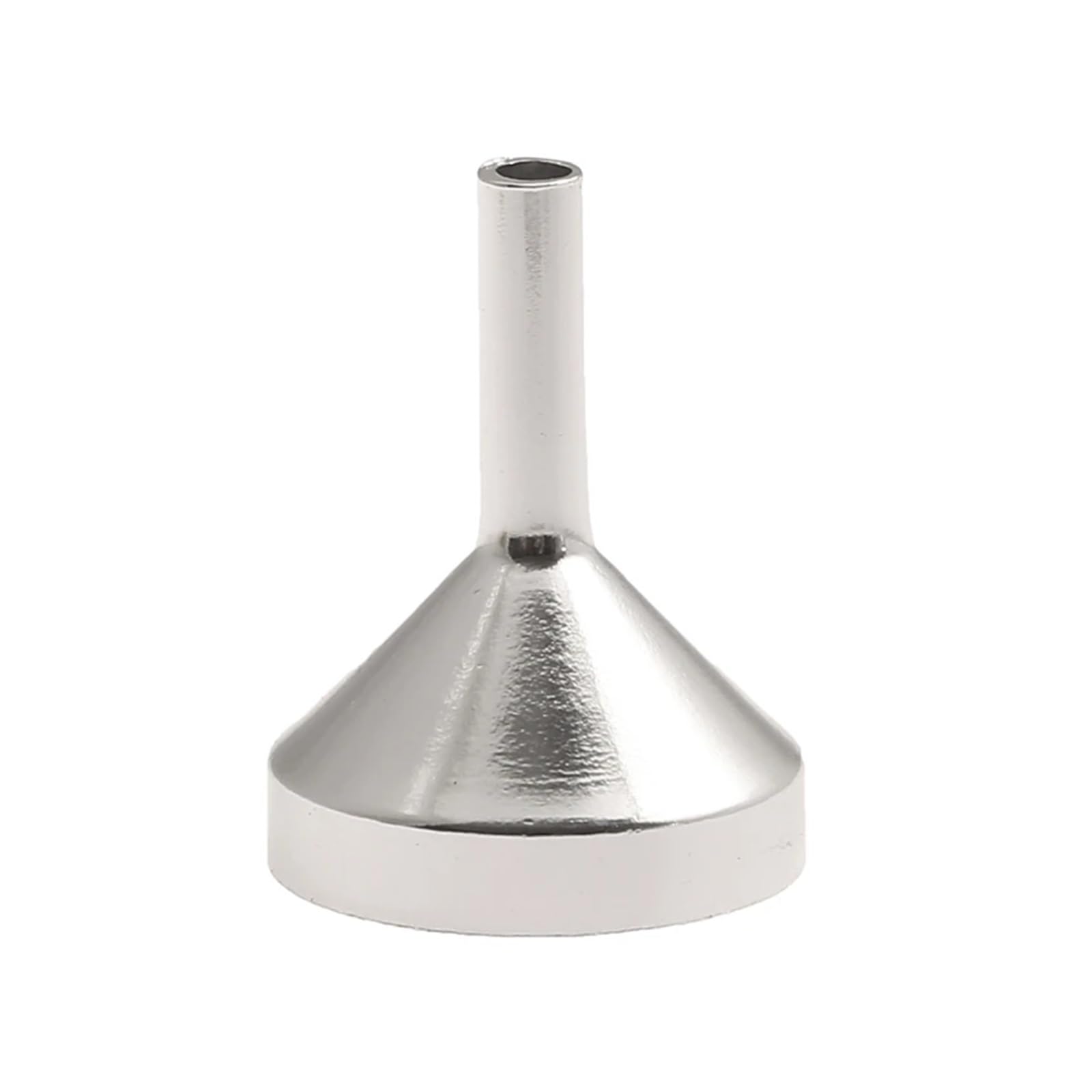 10 stücke Mini Trichter Edelstahl Gießen Öl Flüssigkeit Trichter Parfüm Abgabe Flaschen Nachfüllen Trichter for Küche Zubehör(Silver M 10pcs)