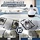 GLOIL Tragbarer Dampfreiniger mit 10 Zubehörteilen für Haushalt, Küche, Badezimmer, Teppiche, Vorhänge und Sofas.