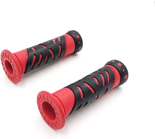 Miniatura 19 de HTTMT- (7/8" BOTH SIDE) Universal ATVs & PWC Rubber Comfort Grips- [Red] Compatible with 7/8" BOTH SIDE Motorcycle Hand Grips