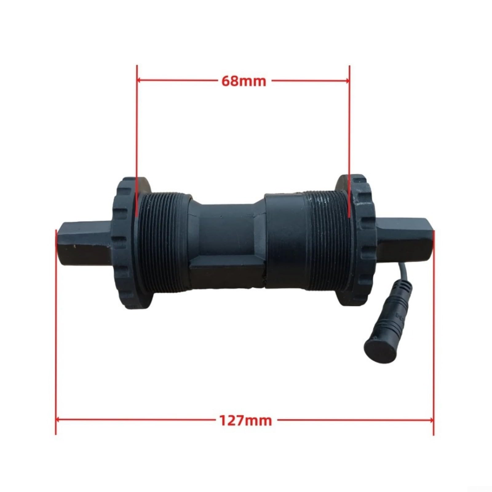 Capteur PAS, pour vélo électrique, capteur de cadence de pédalier UART 6 broches avec 32 impulsions/rév, pour filetage BSA compatible avec moteur E-Bike - Pièce d'assistance moteur - Noir