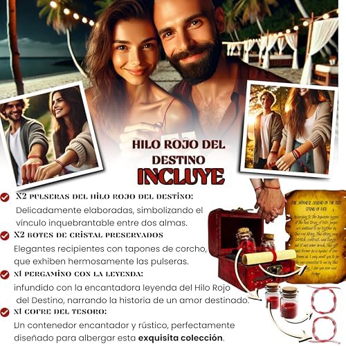 Pulseras de Hilo Rojo para Parejas