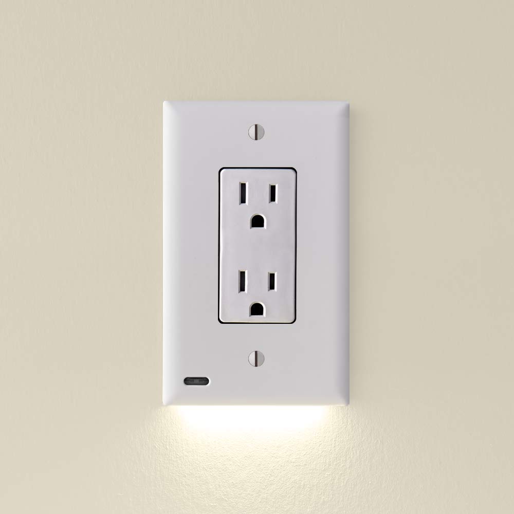10 Pack - SnapPower GuideLight for Standard Decor Not GFCI outlets - Night Light - Electrical Outlet Wall