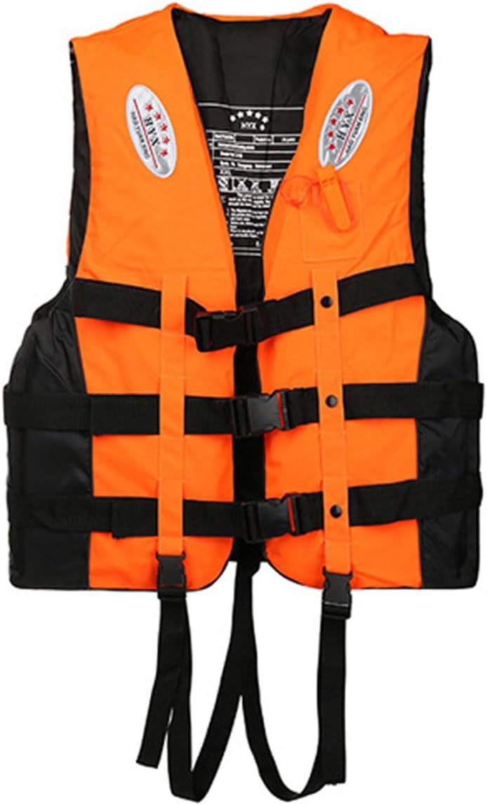 Lifejackets for Adults, Adult Kayak Vest High Buoyancy Swim Vest Women’s Men’s Adjustable Straps Safety Jacket Swimming Fishing (orange, XX-Large) Lifejackets for Adults, Adult Kayak Vest High Buoyancy Swim Vest Women’s Men’s Adjustable Straps Safety Jacket Swimming Fishing (orange, XX-Large)