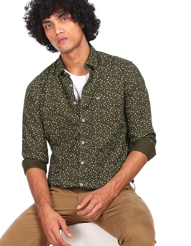 Image of Arrow Men's Printed Regular Fit Shirt