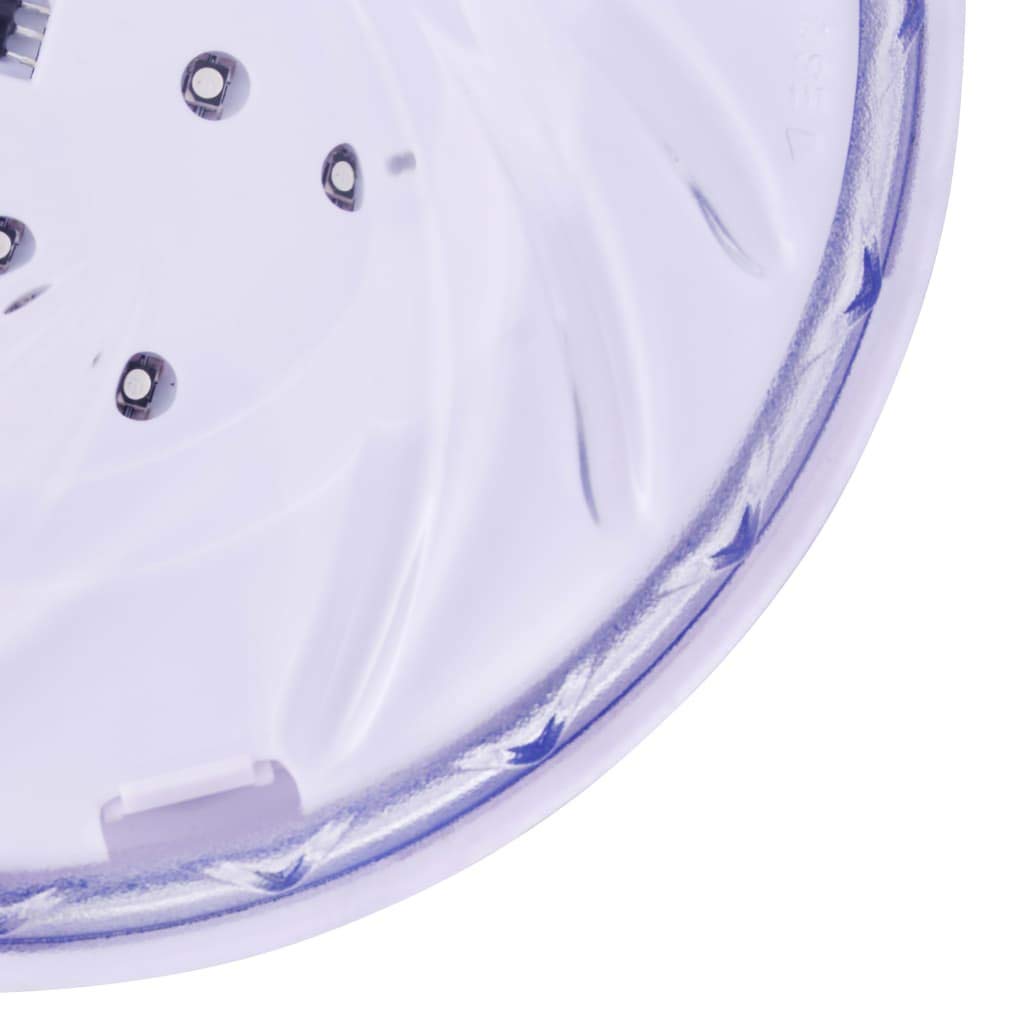 Unterwasser LED Poollampe mit Fernbedienung Weiß, 150 mm Kunststoff, IPX7, 13 LEDs, 2 Helligkeitsstufen für Schwimmbad, Whirlpool, Spa, Teich und Wasserdekoration
