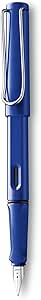 Lamy safari Fountain Pen - Elegant Design Cool Pens, Best Pens For Smooth Writing, Journaling, and Calligraphy - Blue Medium Point Pen