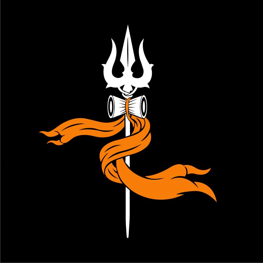 Trishul Vinyl Sticker for Car and Bike - Image 1