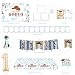 YJDFWAUT Cowboy 1st Birthday Party Decorations, My First Rodeo Party Supplies, Cowboy 1st Bday Balloon Arch Balloon Box Photo Banner Highchair Banner Crown