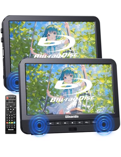 Amazon.co.jp: GOnavidio 10.1インチ 2台 ヘッドレストモニター