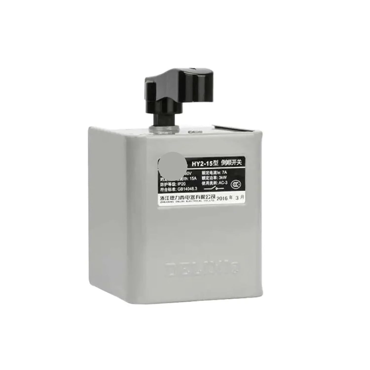 HY2-15 3000W 380V 220V 15A 3 Phase Reverse Switch Flour Mixer Electronic Starter Reverse Switch